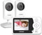 VTimes Baby Monitor with 2 Cameras, 2.4" LCD Screen Video Baby Monitor No