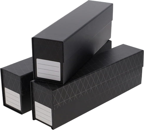 BCW QuickFold Card Boxes for Magnetics and Toploaders - Magnetic Closure Trading Card Storage Box, Fits 850-1200 Cards
