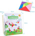 2 Sets 368 Vanmor Travel Tangram Puzzle with Magnetic Plate-Montessori Shape Pattern Blocks Jigsaw Road Trip Games