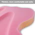HALLO Soft Infant Bath Sponge, Skid Proof Baby Bath Mat, Newborn Odor Free (Pink)