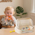 Generic Countertop Bottle Organizer - Drying Rack with Cover Device, Removable Holder Nursery Container for Pacifier