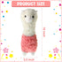 2 Pieces Llama Stuffed Animal, 10 Inches Cute Alpaca Plush Toy Gifts for Girls Boys Birthday, Green and Pink