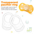 FENICAL 10 Pieces Silicone Adapter Rings Baby Holder and Clip MAM-Compatible (Soft &Transparent)