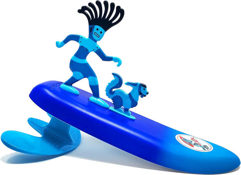 Surfer Dudes Legends & Surfer Pets Wave Powered Mini-Surfer, Pet and Surfboard