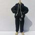 1/12 Scale Male Clothes, Men Hoodie and Pants for 6 Inch Action Figure Body Doll (A)