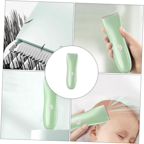 Trimmer TOYANDONA Hair for Newborns Rechargeable Hair Cutter and Blades Smooth for Comfortable Haircuts for Light Green