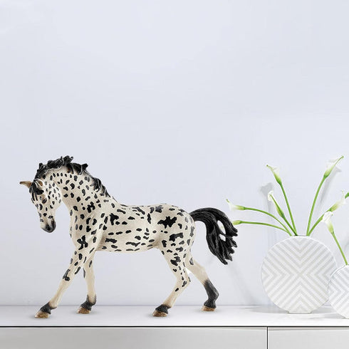 5inch Horse Toys - Denmark Knabstrupper Mare Toy for Girls and Boys, Educational Farm Life Horse Club Toy
