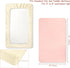 2 Pack 52" 28" Muslin Crib Sheets for Girl & Boy, HNHUAMING Soft and Breathable Baby Crib Sheet, Neutral Baby Sheets