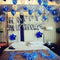 iPartycool 50Pcs Happy Birthday Balloon Decorations, 3D Reusable Aluminum Foil Banner and Balloons Set