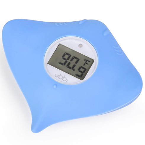 Ubbi Stingray Baby Bath Thermometer for Newborns and Infants, Accurate and Instant