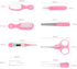Set Baby Grooming Kit, Infant Safety Care with Hair Brush Comb Nail Clipper Nasal Aspirator,Baby Essentials Kit