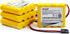 (4-Pack) Receiver RX Battery with Hitec Connectors, 4.8V 1000mAh NI-CD Rechargeable Battery Pack for RC Aircrafts
