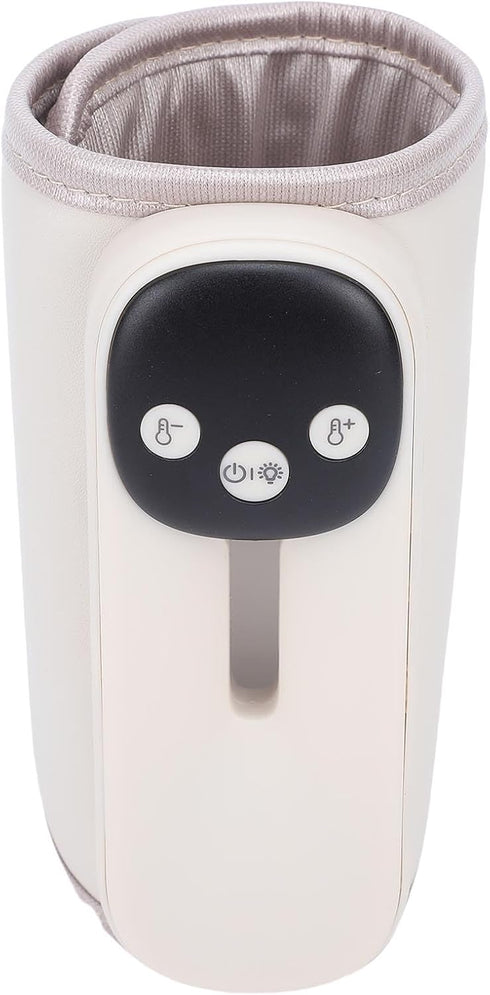 NOENNULL Portable Bottle Warmer for Travel, Fast Heating Milk Warmer with Night Light Memory Function LED Display, Milk