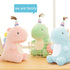 Stuffed Animal Plush Toys, Cute Dinosaur Toy, Soft Dino Plushies for Kids - Plush Doll Gifts (Pink, 9 Inch)