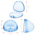 Accmor 2 Pack Pacifier Case, Pacifier Holder Case, Pacifier Container for Travel, BPA Free,Transparent Blue