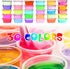 WINLIP 135 Pack 30 Slime Supplies Kit, Slime Making Kit Crystal Slime, Glitter Jars, Charms, Sugar Paper, Foam Beads