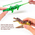 10Pcs Alligator Toy Animal Figure Bath Toys, Color Changing Crocodile Toy for Kids 3 Years and up, Water Table Toys