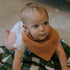 100% Parker Baby Muslin Bandana Drool Bibs | Soft Muslin Cotton, Absorbent & Adjustable | Stylish Teething & Drooling