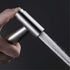 XKHLQLPEF Handheld Bidet Sprayer for Toilet, Portable Cloth Diaper Sprayer Brushed Stainless Steel Bathroom Bidet