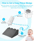 Tummy Nursing Reflux Prop for Infant,Baby Colic & Gas Relief,Memory Foam Nursery Support for Newborns Washable