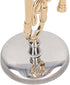 Copper Miniature Trombone with Stand and Case, Dollhouse Musical Instruments Accessories for Mini Musical Model