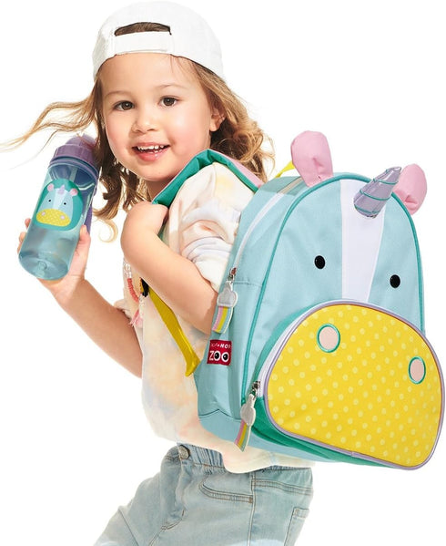 Backpack, 3-4, Skip Hop Toddler Zoo Preschool Ages Unicorn