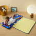 beeweed Toddler Nap Mat, Rollup Kid Sleeping Mat with Removable Pillow & Minky Blanket for Daycare