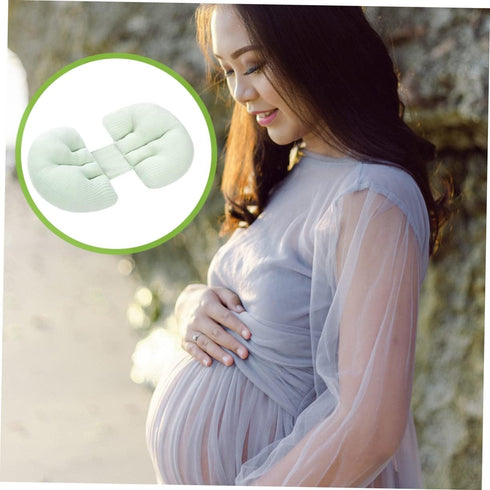 Pregnancy Pillow for Side Sleeping Multi-Functional U-Shaped Support Cushion for Abdominal and Lumbar Comfort