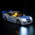 Kyglaring LED Lighting Kit for Lego 2 Fast 2 Furious Nissan Skyline GT-R (R34) 76917, Classic Version