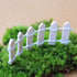 2-Pack 35 Inch Miniature Fairy Garden Fence Decorative Ornament for Dollhouse, 2 inch Height, White
