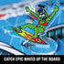 Tubular Chutes and Ladders Board Game, 80/90's Surf and Skate Inspired Designs for Kids and Family