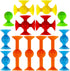 JA-RU Such Fun Mini Suction Stackers, 14 Units per Pack, STEM Educational Learning Autism Sensory Toys