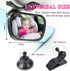 Ohleats 360 Baby Car Mirror, Shatter-Proof Rear Facing Mirror for Infant Safety, Rotation Clear View for Windshield Sun