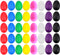 40 Pcs Plastic Egg Shakers Set - Colorful Percussion Musical Egg Maracas for Kids Music Learning & DIY Painting