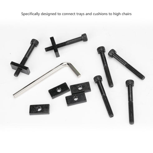LUAATT 6 Set Chair,12.9 Screws Hardware Replacement Kit Compatible with Stokke Tripp Trapp High Grade Alloy Steel