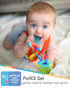 Nuby Ice Gel Teether Keys - Silicone Soothing Baby Teether Toys for Infants - Gentle for Sore Gums Colorful and Fun