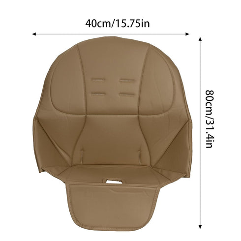 Generic PU Leather High Chair Cover Replacement for Baby - Soft Padding Seat Cushion for Gra-cos, Ao-neo, mic Jane, Peg