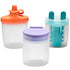 Pyrex Littles 6-PC Silicone Baby Toddler Feeding Set, 5 OZ Pouches and Lids, Airtight Leak-Proof, BPA Free