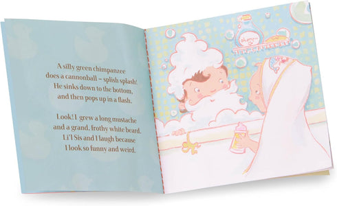 Baby Sweetheart by Battat Bath Time 12-Inch Soft-Body Newborn Baby Doll with Story Book & Accessories