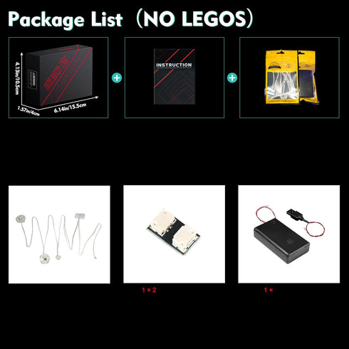 VONADO LED Light Kit for Lego White-Rabbit-31133-Easter-Bunny Creator, Lights Only, Compatible with Lego 31133
