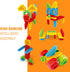 150pcs 3D Set 3-8 teytoy My First Baby Building Toys, Bristle Shape Building Blocks Toy for Kids Ages Years Old, STEM