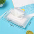 linenb 5pcs Travel Wipes Case Reusable Snap Strap Cleaning Wet Wipes Bag Mask Case Cosmetic Container Napkin Storage