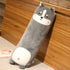 MUPI Long Plush Cute Body Pillow - 33 Inch Husky Animal Shaped Cuddle Pillow for Kids, Gift for Girlfriend