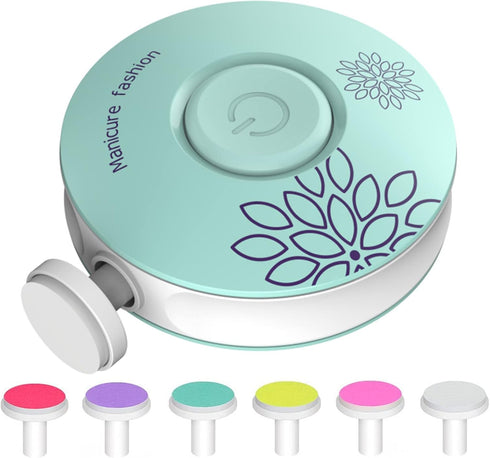 Trimmer 6 Baby Nail Electric Baby Nail File, Baby Nail Clippers, Grinding Heads, Safe Easy Quiet Baby Nail Grooming