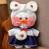 9 Kids12inch (1White Duck Stuffed Animal Toy with Outfits and Accessories to Match DIY Dress Up Clothes for Duck Plush
