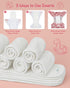 12 Pack, 3-Layer babygoal Reusable Cloth Diaper Inserts Absorbent & Breathable Microfiber Inserts for babygoal Newborn