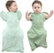 Baby Swaddle Sleep Sacks 0-3 Months 2 Pack for Summer Soft Cotton