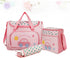 Set VICASKY Diaper Bag Large Tote Nursing Bag Changing Pad Bottle Holder Car Pattern