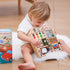 JAUNTY Montessori Wooden Busy Board - Toddler Sensory Toys with LED Light Switches, Travel Toys for Ages 1-3
