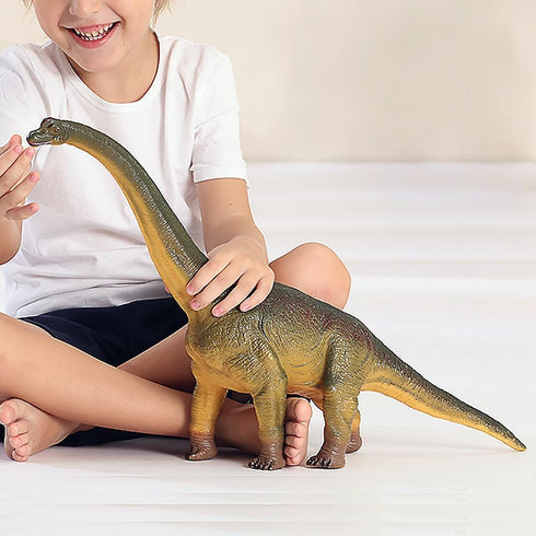 20.5 3 RECUR Jumbo Brachiosaurus Toys Large Jurassic Toys Dinosaur Figure Toy Safe Odorless Hand-Painted Figurines